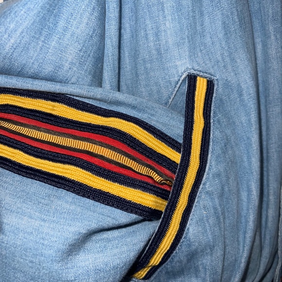 Gucci - Privilegium Perpetuum "Zoltar" - Denim Chambray Bomber Jacket Size 44/S - Picture 4 of 16